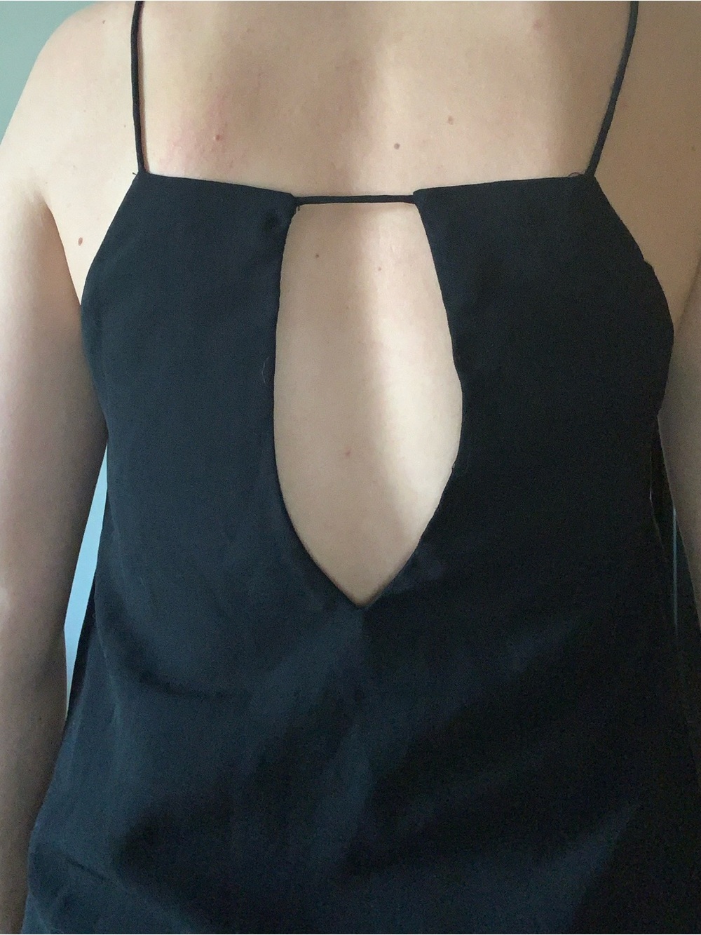 Naked Zebra Black Braless Cut-out Dress